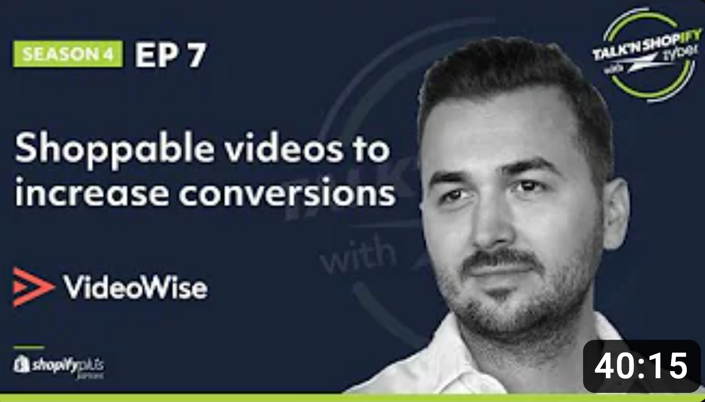 Shoppable videos to increase conversions.