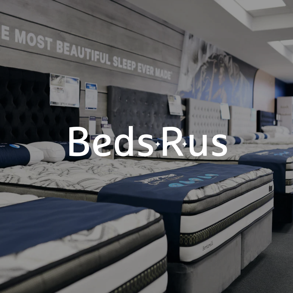 BedsRus Logo and Background