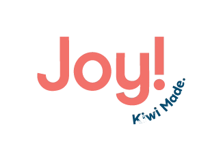 Joy! kiwi made logo