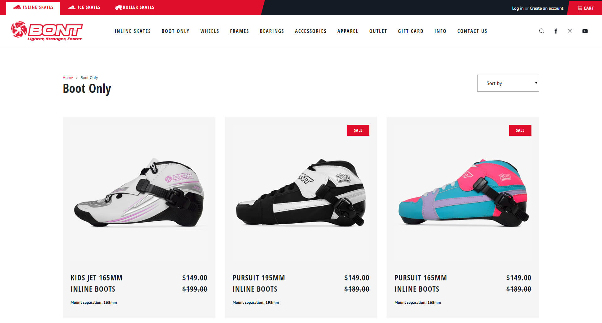 Bont New Collection Page