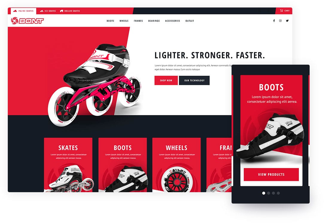 Bont New Homepage